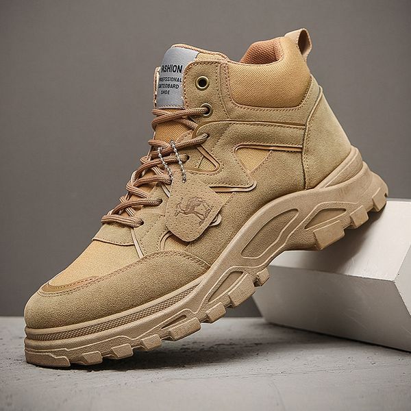 safety shoes ankle boots men's outdoor boots autumn warm lace men's shoes plus plush winter boots men's military shoes 230404, Black;brown
safety shoes ankle boots men's outdoor boots autumn warm lace men's shoes plus plush winter boots men's military shoes 230404, Black;brown