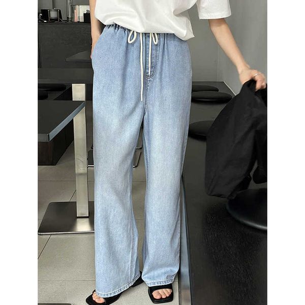 simple and lazy style drawstring elastic loose fit jeans for women 2023 summer new slim 90896, Blue
simple and lazy style drawstring elastic loose fit jeans for women 2023 summer new slim 90896, Blue