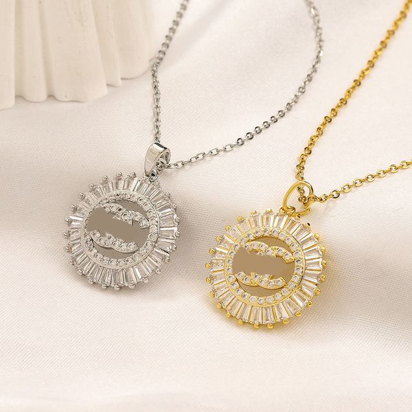 designer pendant necklaces for women luxury style necklace highly quality choker chains jewelry accessories 18k plated gold girls gift, Silver
designer pendant necklaces for women luxury style necklace highly quality choker chains jewelry accessories 18k plated gold girls gift, Silver