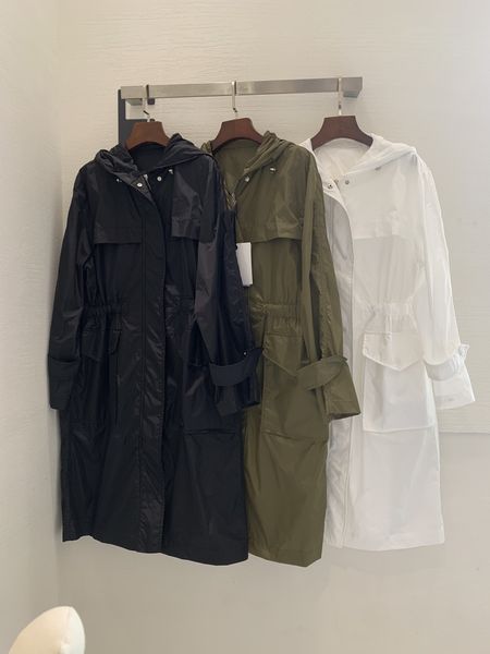 women's trench coats springsummer 2023 fashion casual long sleeve hooded zipper mid length coat 230403, Tan;black
women's trench coats springsummer 2023 fashion casual long sleeve hooded zipper mid length coat 230403, Tan;black