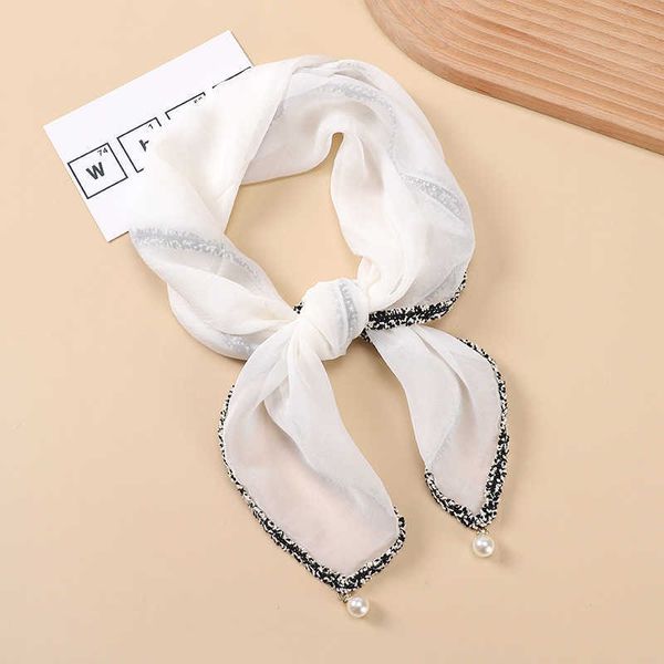 sarongs 2022 new imitation silk scarf women net red simple pure color light gauze scarf pearl small square scarf bib scarf p230403, Blue;gray
sarongs 2022 new imitation silk scarf women net red simple pure color light gauze scarf pearl small square scarf bib scarf p230403, Blue;gray