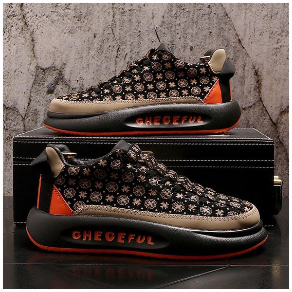 spring leather casual shoes men ankle boots lace up high men shoes chunky sneakers fashion male designer shoes, Black
spring leather casual shoes men ankle boots lace up high men shoes chunky sneakers fashion male designer shoes, Black