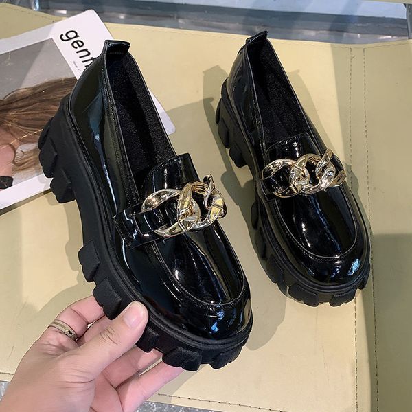 dress shoes women's shoes british style mary jane lolita shoes metal chain platform leather single shoes fashion autumn women's sh, Black
dress shoes women's shoes british style mary jane lolita shoes metal chain platform leather single shoes fashion autumn women's sh, Black