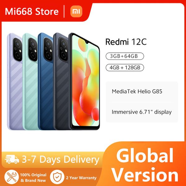 global version xiaomi redmi 12c smartphone 50mp camera 6.71 inch 5000mah high-capacity battery helio g85 octa core
global version xiaomi redmi 12c smartphone 50mp camera 6.71 inch 5000mah high-capacity battery helio g85 octa core