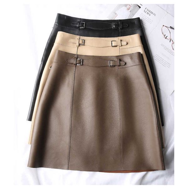 skirts genuine leather mini skirt women 2021 spring south korean fashion high waist buttons retro a-line skirt p230403, Black
skirts genuine leather mini skirt women 2021 spring south korean fashion high waist buttons retro a-line skirt p230403, Black