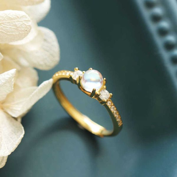 925 silver rings moonstone and diamond plated 18ct gold rings luxury fashion ring for women, Golden;silver
925 silver rings moonstone and diamond plated 18ct gold rings luxury fashion ring for women, Golden;silver