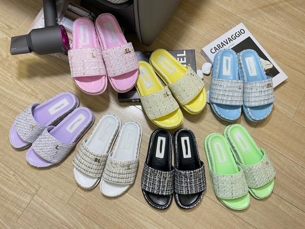 beach slippers fashion designer woman shoes metal alphabet letter c buckle lady womens platform slide sandal platform heels high summer beac, Black
beach slippers fashion designer woman shoes metal alphabet letter c buckle lady womens platform slide sandal platform heels high summer beac, Black