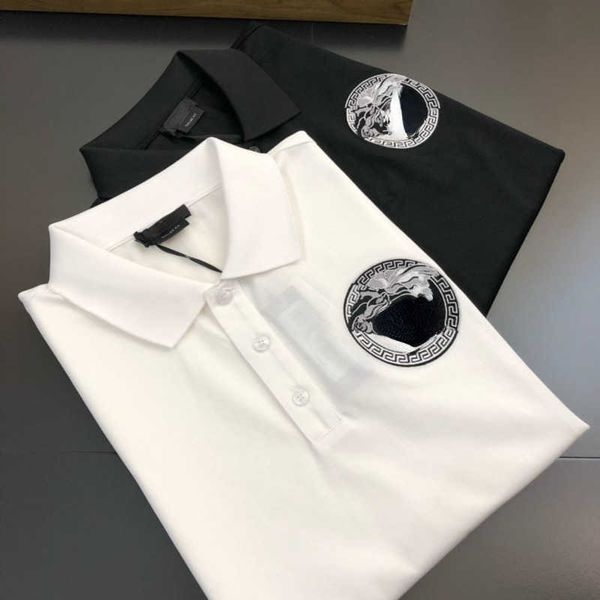 fashion medusa embroidered polo shirt mens pullover tee summer casual sweatshirt designer tshirt womens slim short sleeve shirts, White;black
fashion medusa embroidered polo shirt mens pullover tee summer casual sweatshirt designer tshirt womens slim short sleeve shirts, White;black