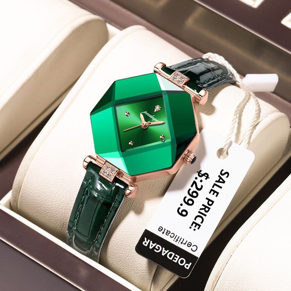 women's watches poedagar luxury watch diamond quartz waterproof ladies green leather fashion exquisite drop 230404, Slivery;golden
women's watches poedagar luxury watch diamond quartz waterproof ladies green leather fashion exquisite drop 230404, Slivery;golden