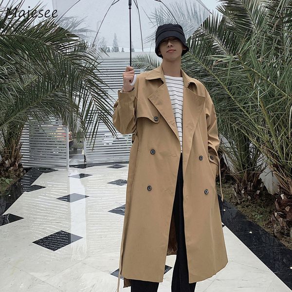 men's trench coats men khaki double breasted belt long windbreaker male handsome autumn winter thicken overcoat england style punk 2304, Tan;black
men's trench coats men khaki double breasted belt long windbreaker male handsome autumn winter thicken overcoat england style punk 2304, Tan;black