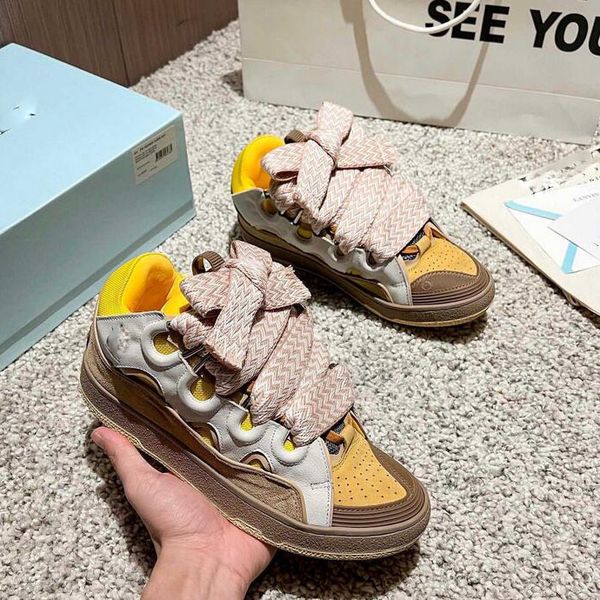 curb low-cut painted designer dress shoes catwalk stitching embossed suede leather platform casual shoes breathable lanvines rubber sneakers, Black
curb low-cut painted designer dress shoes catwalk stitching embossed suede leather platform casual shoes breathable lanvines rubber sneakers, Black