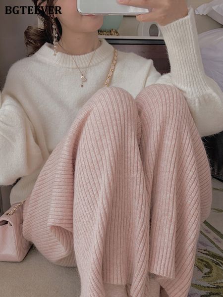 women's shorts bgteever casual elastic waist knitted trouser autumn winter warm pantalon elegant loose female sweater pants 230404, White;black
women's shorts bgteever casual elastic waist knitted trouser autumn winter warm pantalon elegant loose female sweater pants 230404, White;black
