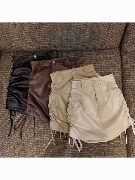 skirts oversized pu leather skirt women solid color high-waist short skirt 2022 autumn new fashion slim folds bag hip half-length skirt p230, Black
skirts oversized pu leather skirt women solid color high-waist short skirt 2022 autumn new fashion slim folds bag hip half-length skirt p230, Black