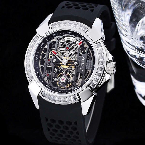 milles watch new man sky star watch men's diamond inlaid large dial fashion men's open bottom hollow toxo flywheel fully automatic, Slivery;golden
milles watch new man sky star watch men's diamond inlaid large dial fashion men's open bottom hollow toxo flywheel fully automatic, Slivery;golden
