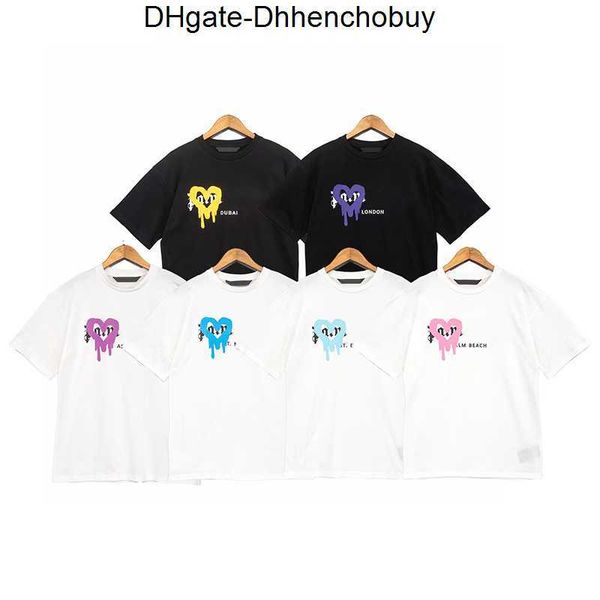 mens designer tshirt men's t-shirts palms spray love heart print short-sleeved t shirt fashion angels women graphic tees, White;black
mens designer tshirt men's t-shirts palms spray love heart print short-sleeved t shirt fashion angels women graphic tees, White;black