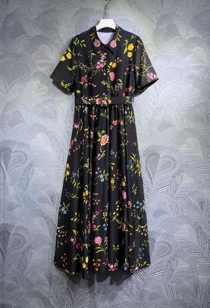 printed dress european and american style 2023 fashion spring/summer fresh and elegant temperament fashion mid length dress short sleeve bea, Black
printed dress european and american style 2023 fashion spring/summer fresh and elegant temperament fashion mid length dress short sleeve bea, Black
