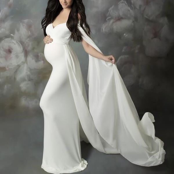 maternity dresses long maternity dress with cape strapless long dress for po shooting elegant maternity pography props 230404, White
maternity dresses long maternity dress with cape strapless long dress for po shooting elegant maternity pography props 230404, White