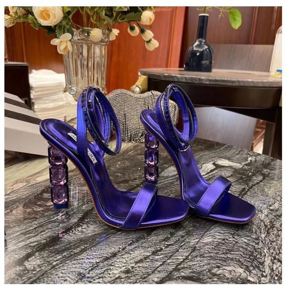 22 sandals aquazzura satin crystal decorative high heeled sandal rhinestone -encrusted strap spool heels sky-high heel for women summer luxu, Black
22 sandals aquazzura satin crystal decorative high heeled sandal rhinestone -encrusted strap spool heels sky-high heel for women summer luxu, Black