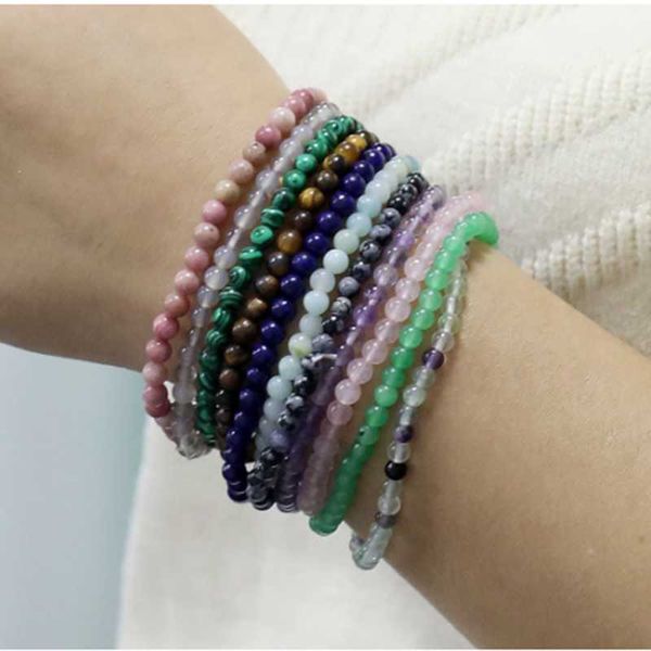 charm bracelets 4mm mini natural stone beaded energy elastic bracelet men women couples simple leisure sports travel fashion party friendshi, Golden;silver
charm bracelets 4mm mini natural stone beaded energy elastic bracelet men women couples simple leisure sports travel fashion party friendshi, Golden;silver