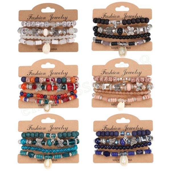 bohemian multicolor crystal beads bracelet for women etnic elastic rope chain shell butterfly bracelet pulseira feminina, Golden;silver
bohemian multicolor crystal beads bracelet for women etnic elastic rope chain shell butterfly bracelet pulseira feminina, Golden;silver