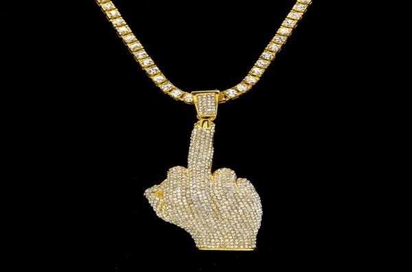 luxury iced out rhinestones middle finger hand pendant with 1 row tennis chain or 6mm rope necklace men hiphop jewlery5607039, Silver
luxury iced out rhinestones middle finger hand pendant with 1 row tennis chain or 6mm rope necklace men hiphop jewlery5607039, Silver