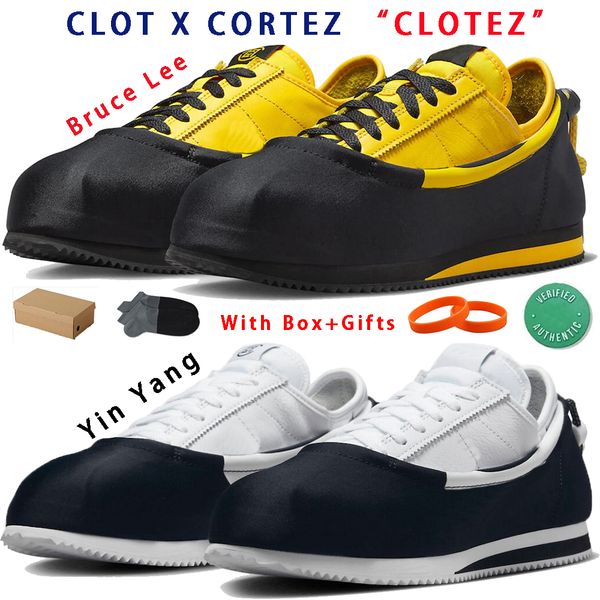 with box clot cortez sp clotez running shoes men women yin yang bruce lee edison chen designer shoes sneakers 3 in 1 genuine leather nylon s
with box clot cortez sp clotez running shoes men women yin yang bruce lee edison chen designer shoes sneakers 3 in 1 genuine leather nylon s