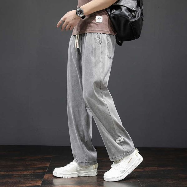 lyocell sky silk jeans 2023 summer thin straight high street men's loose draping casual wide leg men, Blue
lyocell sky silk jeans 2023 summer thin straight high street men's loose draping casual wide leg men, Blue
