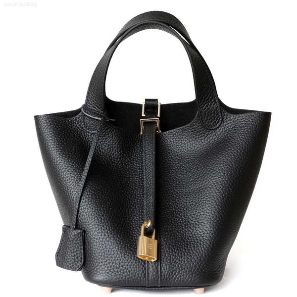 designer luxury bag the first layer of cowhide vegetable basket women's leather bucket commuting litchi pattern hand mother's bagr
designer luxury bag the first layer of cowhide vegetable basket women's leather bucket commuting litchi pattern hand mother's bagr