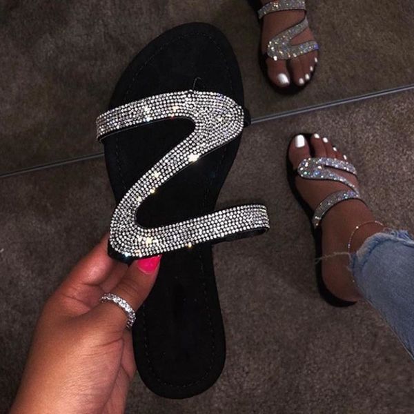 sandals women sandals summer beach shallow mouth rhinestones fashion rome ladies party comfortable light shoes sandalias femininas 230403, Black
sandals women sandals summer beach shallow mouth rhinestones fashion rome ladies party comfortable light shoes sandalias femininas 230403, Black