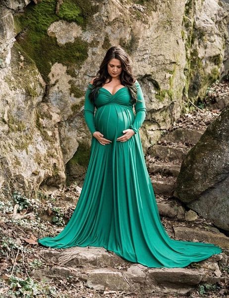 es long tail pregnant women's dress pography prop v-neck long dress cotton pregnant women's dress autumn po shooting clothing 2304, White
es long tail pregnant women's dress pography prop v-neck long dress cotton pregnant women's dress autumn po shooting clothing 2304, White