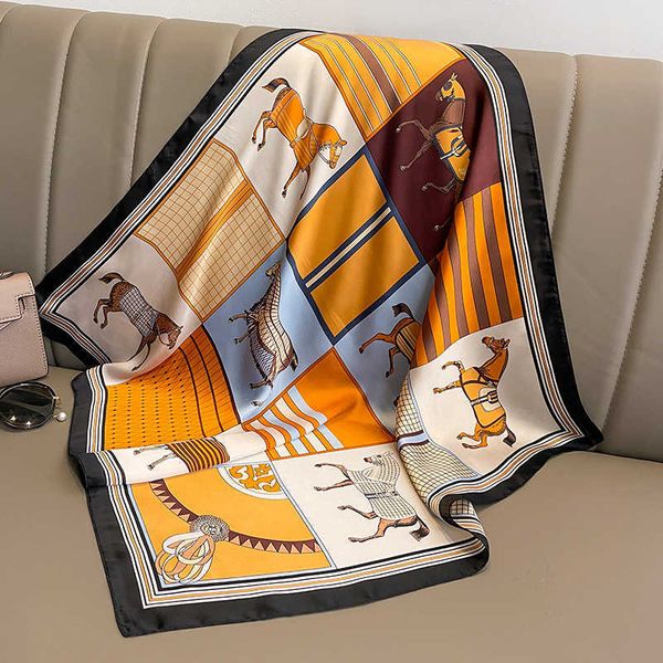 sarongs silk shawl square scarf for women satin hijab wraps neckerchief female hair bands ribbon headband bandana 2023 luxury p230403, Blue;gray
sarongs silk shawl square scarf for women satin hijab wraps neckerchief female hair bands ribbon headband bandana 2023 luxury p230403, Blue;gray