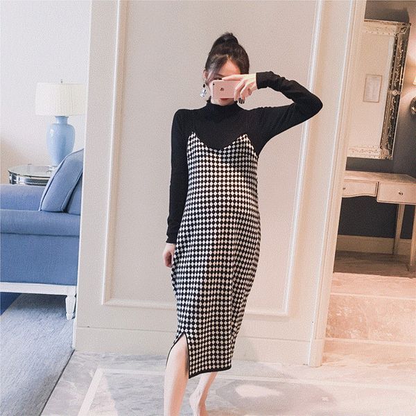 maternity dresses 2pcs/set black knitted maternal bottom shirt with strap flat bottom dress autumn korean fashion maternal clothing 230404, White
maternity dresses 2pcs/set black knitted maternal bottom shirt with strap flat bottom dress autumn korean fashion maternal clothing 230404, White