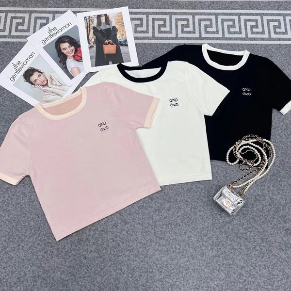 designer womens knits t shirt fashion women letter print shorts sleeve 3 colors summer sweater top, White
designer womens knits t shirt fashion women letter print shorts sleeve 3 colors summer sweater top, White