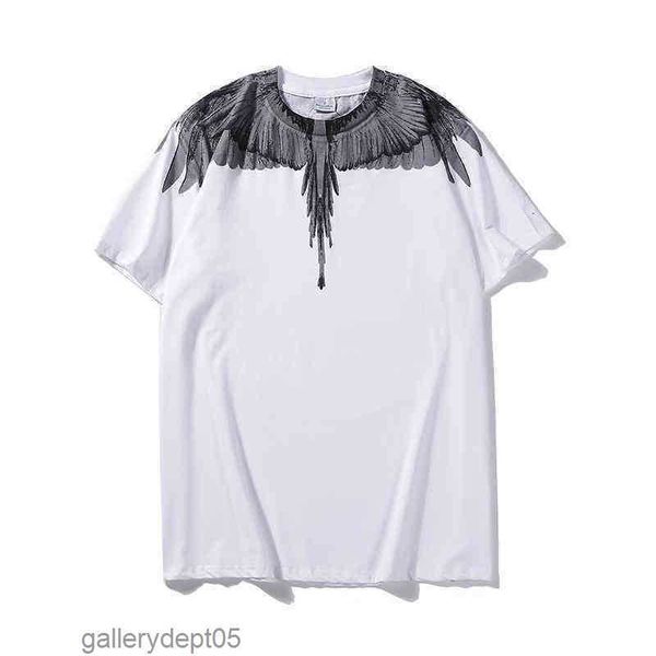 tide mb sketch black and white wings same t-shirt net red short sleeve 1s1s1, White;black
tide mb sketch black and white wings same t-shirt net red short sleeve 1s1s1, White;black
