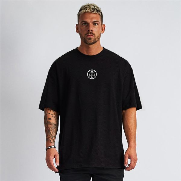 men's t-shirts mens loose oversized half sleeve t shirt mesh quick dry streetwear hip hop fitness t-shirt summer gym clothing workout t, White;black
men's t-shirts mens loose oversized half sleeve t shirt mesh quick dry streetwear hip hop fitness t-shirt summer gym clothing workout t, White;black