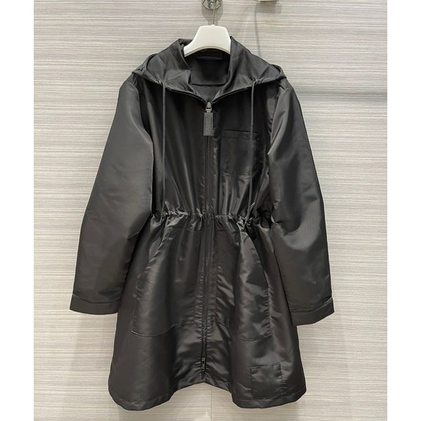 women's trench coats woman medium length hooded jacket high street fashion windproof 230403, Tan;black
women's trench coats woman medium length hooded jacket high street fashion windproof 230403, Tan;black