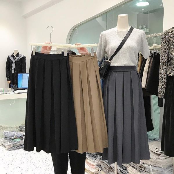 skirts harajuku summer and autumn leisure high waist pleated skiing suitable for women and fashion ladies solid color long line 230404, Black
skirts harajuku summer and autumn leisure high waist pleated skiing suitable for women and fashion ladies solid color long line 230404, Black