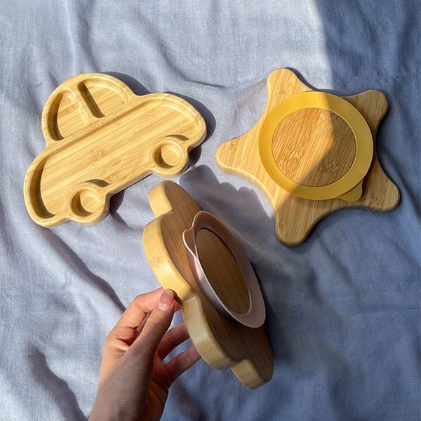 cups dishes utensils children's animal pattern bamboo tableware with base suction cup baby feeding plate dinner a nonslip 230403
cups dishes utensils children's animal pattern bamboo tableware with base suction cup baby feeding plate dinner a nonslip 230403