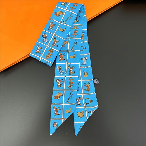 design fashion square silk scarf women hairband printed small satin shawls foulard neckerchief female headbands bandana, Blue;gray
design fashion square silk scarf women hairband printed small satin shawls foulard neckerchief female headbands bandana, Blue;gray