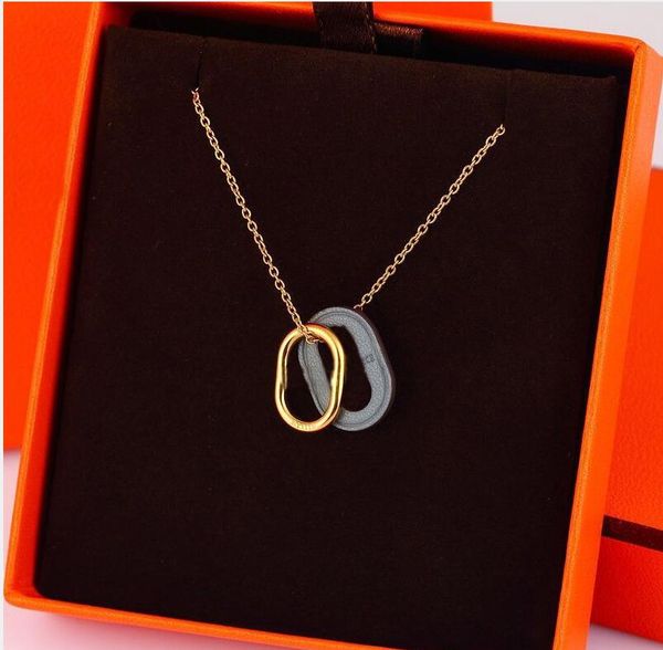 pendant necklaces fashion simple designer titanium steel women necklace luxury brand jewelry colorfast accessories valentine's day gift, Silver
pendant necklaces fashion simple designer titanium steel women necklace luxury brand jewelry colorfast accessories valentine's day gift, Silver