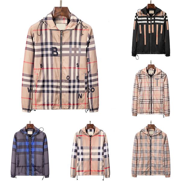 multi style classic plaid mens hooded jacket designer jacket men fashion casual windbreaker spring summer coat size m--xxxl, Black;brown
multi style classic plaid mens hooded jacket designer jacket men fashion casual windbreaker spring summer coat size m--xxxl, Black;brown