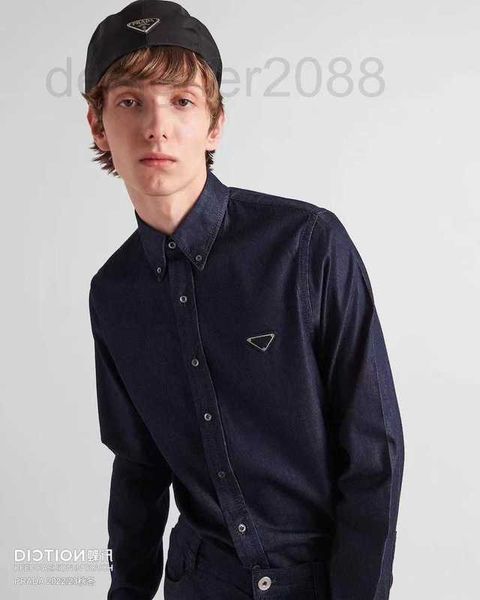 men's casual shirts designer luxury fashion long sleeve brand fit denim polo dress txrx, White;black
men's casual shirts designer luxury fashion long sleeve brand fit denim polo dress txrx, White;black