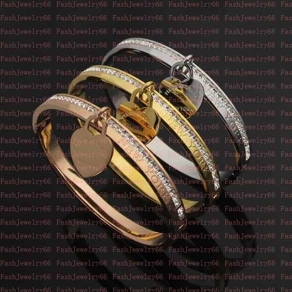 luxury single row diamond gold bangle designer monogram heart bracelet with diamonds 18k plated 925 stainless steel wedding lover gift with, Black
luxury single row diamond gold bangle designer monogram heart bracelet with diamonds 18k plated 925 stainless steel wedding lover gift with, Black