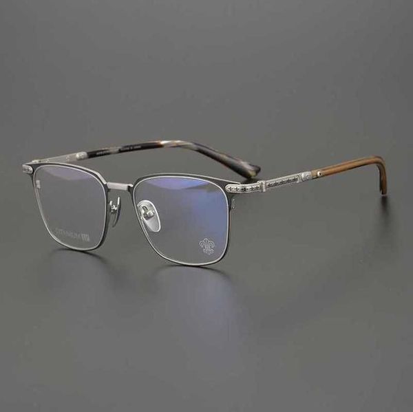men's luxury designer japanese handmade refined pure titanium box business large face glasses frame ultra-light can myopia, White;black
men's luxury designer japanese handmade refined pure titanium box business large face glasses frame ultra-light can myopia, White;black