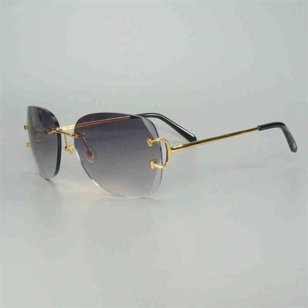 2023 designer glasses new rimless luxury spring de sol fashion shades men glasses frame decroation sunglasses ladies, White;black
2023 designer glasses new rimless luxury spring de sol fashion shades men glasses frame decroation sunglasses ladies, White;black