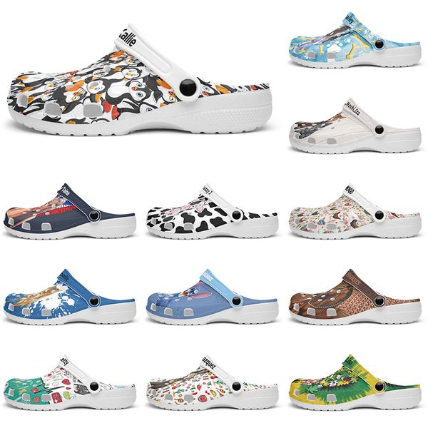 Customized beautiful and comfortable glossy Diy shoes for men and women's indoor slippers 38-101889
Customized beautiful and comfortable glossy Diy shoes for men and women's indoor slippers 38-101889