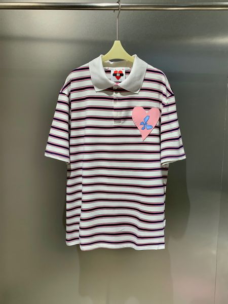 women's polos fashion casual stripe polo short sleeve polo shirt fashion t-shirt women, White
women's polos fashion casual stripe polo short sleeve polo shirt fashion t-shirt women, White