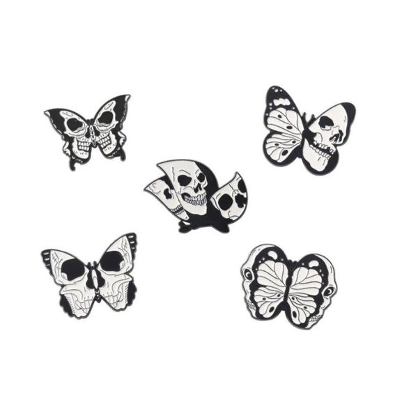vintage skull punk style butterfly black white brooches pin for women fashion dress coat shirt demin metal funny brooch pins badge5360479, Gray
vintage skull punk style butterfly black white brooches pin for women fashion dress coat shirt demin metal funny brooch pins badge5360479, Gray