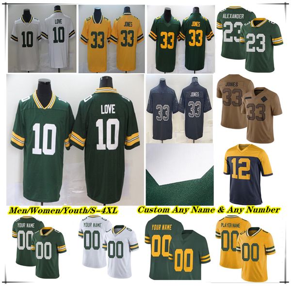 Custom Football Jerseys 10 Love AJ Dillon Aaron Jones Jayden Reed Romeo Doubs Luke Musgrave Quay Walker Preston Smith Jaire Alexander Rashan Gary Reggie White Favre, Men brown
Custom Football Jerseys 10 Love AJ Dillon Aaron Jones Jayden Reed Romeo Doubs Luke Musgrave Quay Walker Preston Smith Jaire Alexander Rashan Gary Reggie White Favre, Men brown