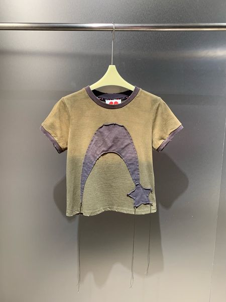 women's t-shirt short sleeved t-shirt design sense, niche base shirt, round neck short pullover t-shirt, White
women's t-shirt short sleeved t-shirt design sense, niche base shirt, round neck short pullover t-shirt, White